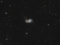 M51 The Whirlpool plus other galaxies. 